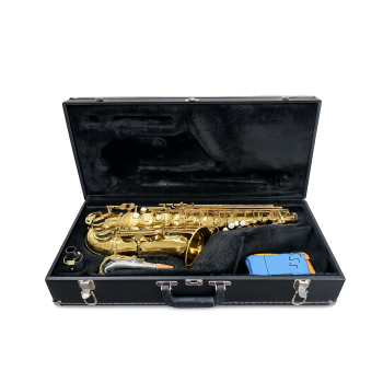 Sax Alto Jupiter JAS-567-565 Laqueado Tudel Prata